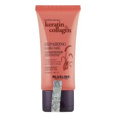 Відновлюючий кондиціонер з кератином і колагеном Luxliss Repairing Hair Care Conditioner, 40 мл