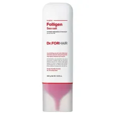 Пілінг для шкіри голови з частинками солі з мертвого моря Dr.FORHAIR Sea Salt Scaler, 300мл