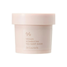 Веганська зволожуюча антиоксидантна маска для обличчя з екстрактом комбучі та бакучіолом Dr.Ceuracle Vegan Kombucha Tea Sleep Mask, 100 мл