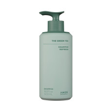 Освіжальний шампунь для тонкого волосся AMOS Professional The Green Tea Shampoo Refresh, 500 ml