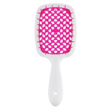 Janeke Superbrush щітка для волосся біло-фуксія 