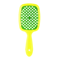 Janeke Superbrush щітка для волосся жовта з зеленим 