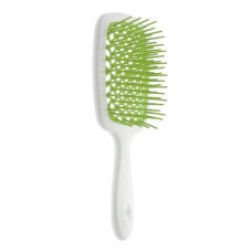 Janeke Superbrush щітка для волосся біло-зелена 