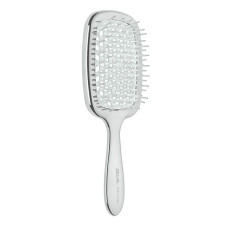 Janeke Luxe Superbrush щітка для волосся срібло з білим 