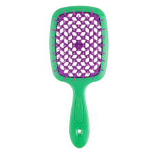 Janeke Superbrush щітка для волосся зелена з фуксією 
