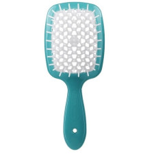 Janeke Superbrush щітка для волосся бірюзова з білим 