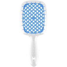 Janeke Superbrush small щітка для волосся біла з синім 
