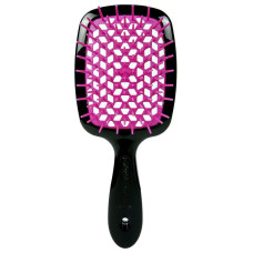 Janeke Superbrush small щітка для волосся чорна з фуксією 
