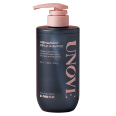 Відновлювальний шампунь для пошкодженого волосся UNOVE Deep Damage Repair Shampoo, 500 мл