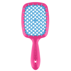 Janeke Superbrush щітка для волосся малинова з синім
