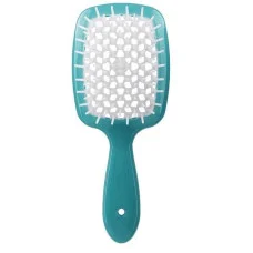 Janeke Superbrush щітка для волосся бірюзова з білим 